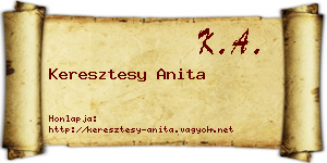 Keresztesy Anita névjegykártya